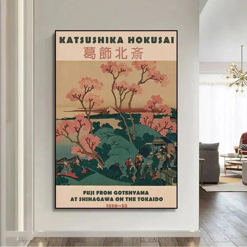 ATELIER-TIBET – Affiche Japonaise Inspirée des Grands Maîtres de l’Estampe