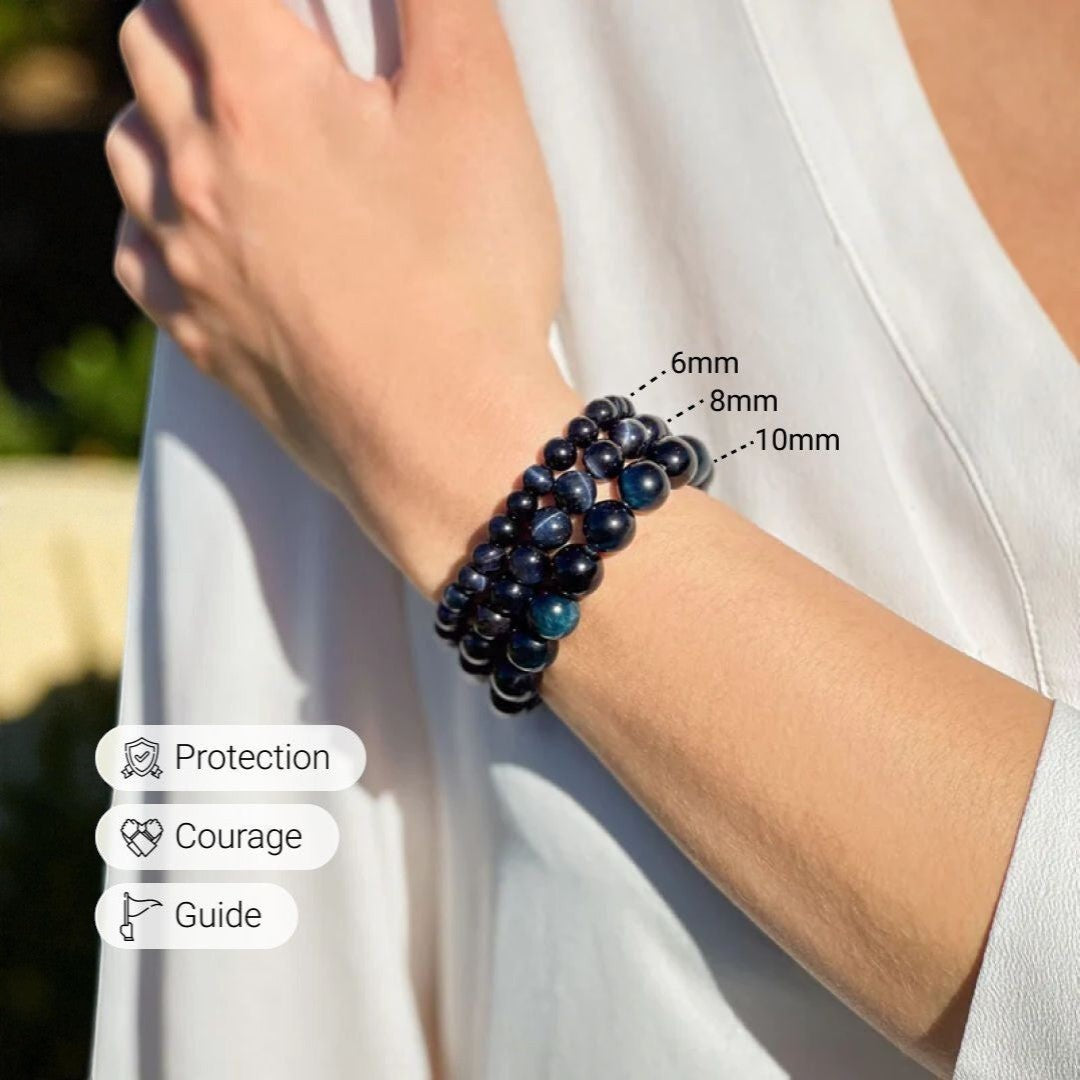 ATELIER-TIBET – Bracelet Ange Gardien en Oeil de Faucon