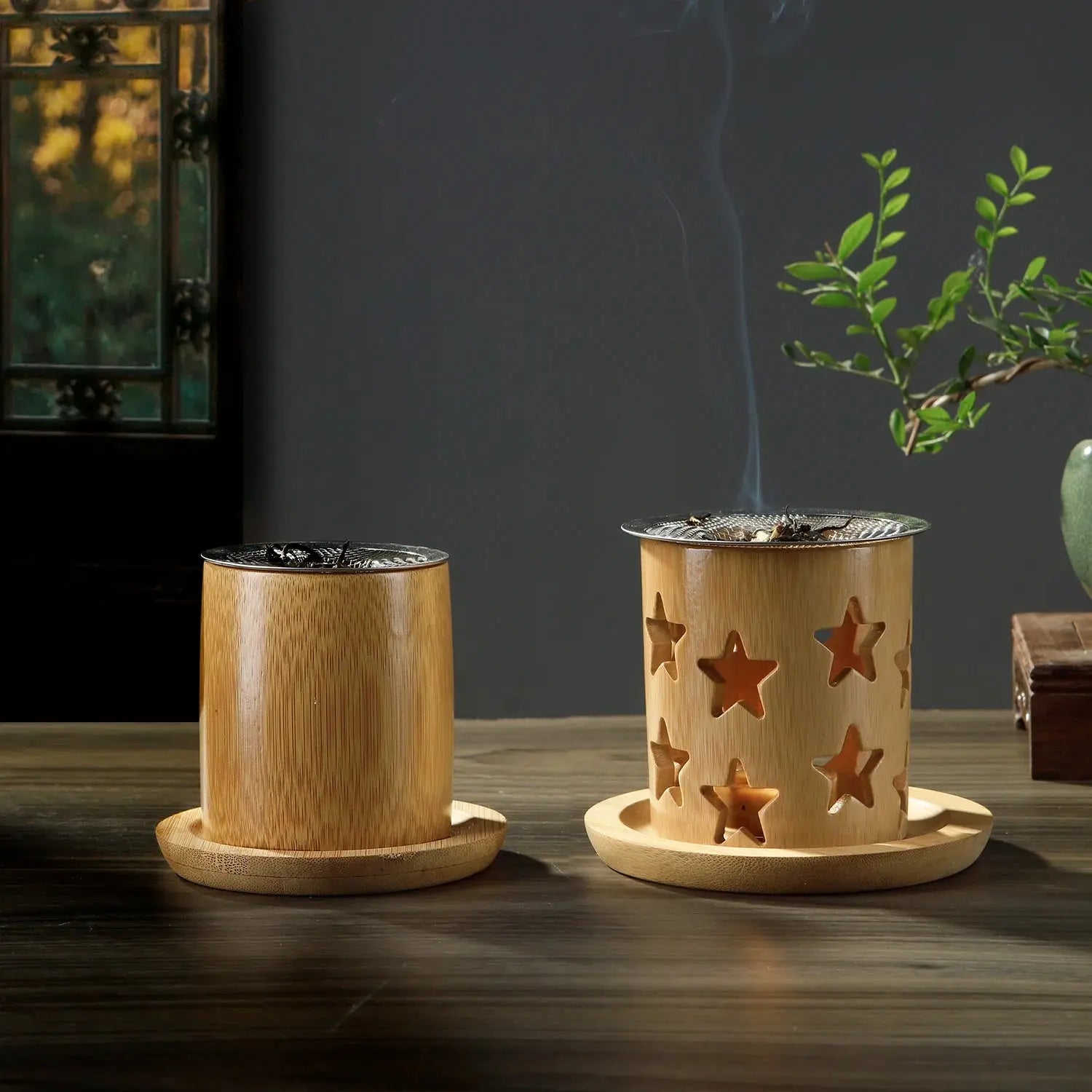 ATELIER-TIBET – Racine Paisible Diffuseur à Chaleur Douce en Bambou