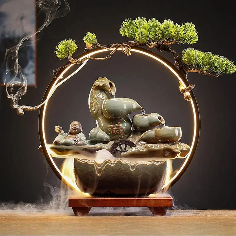 ATELIER-TIBET – Flux Harmonie · Fontaine d’Encens LED Feng Shui