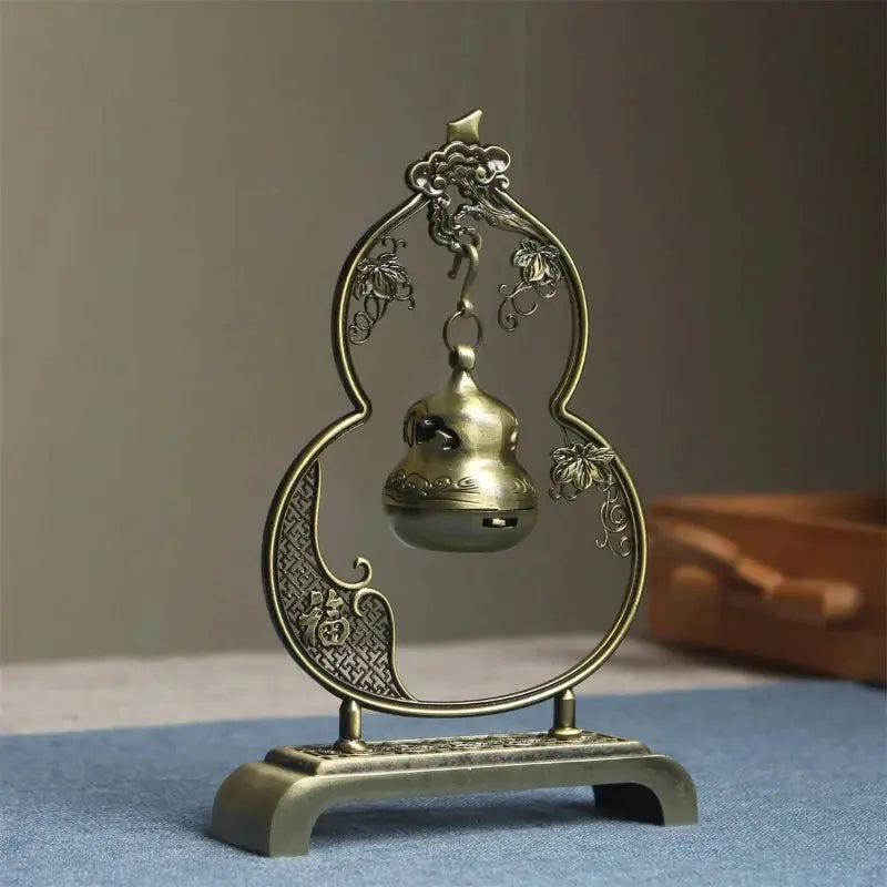 ATELIER-TIBET – Brûleur d’Encens Original en Laiton, Élégance & Tradition