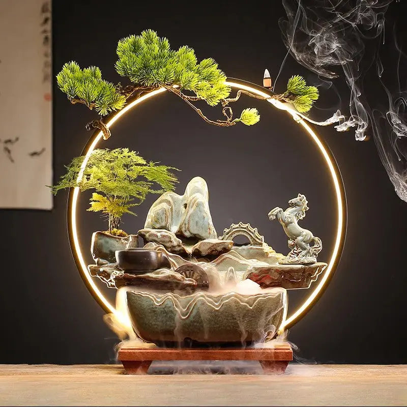 ATELIER-TIBET – Flux Harmonie · Fontaine d’Encens LED Feng Shui