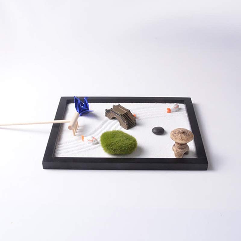 ATELIER-TIBET – Décoration Poisson Koi Zen pour Jardin de Méditation | Sculpture 21,5 cm