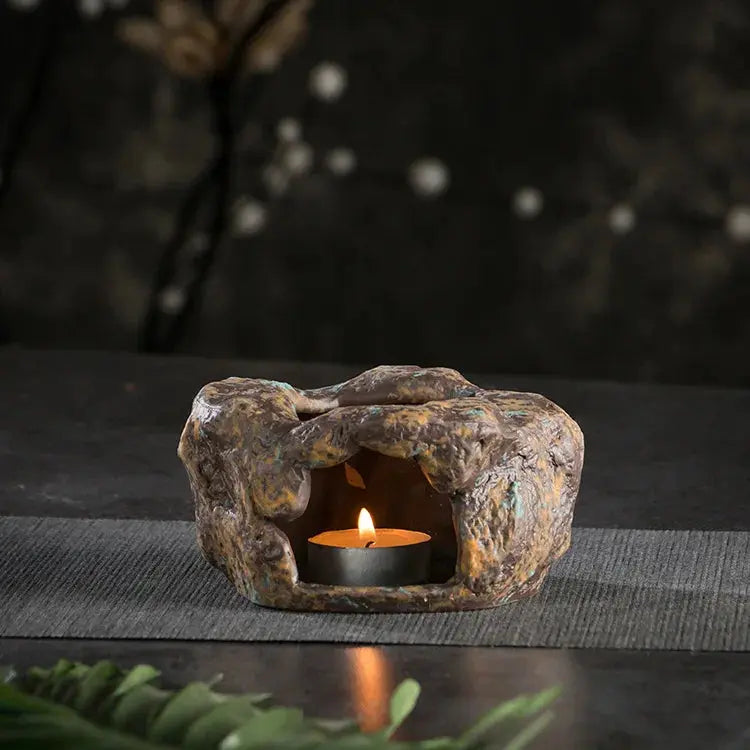 ATELIER-TIBET – Kōhaku Diffuseur à Chaleur Douce en Céramique Japonaise Rétro