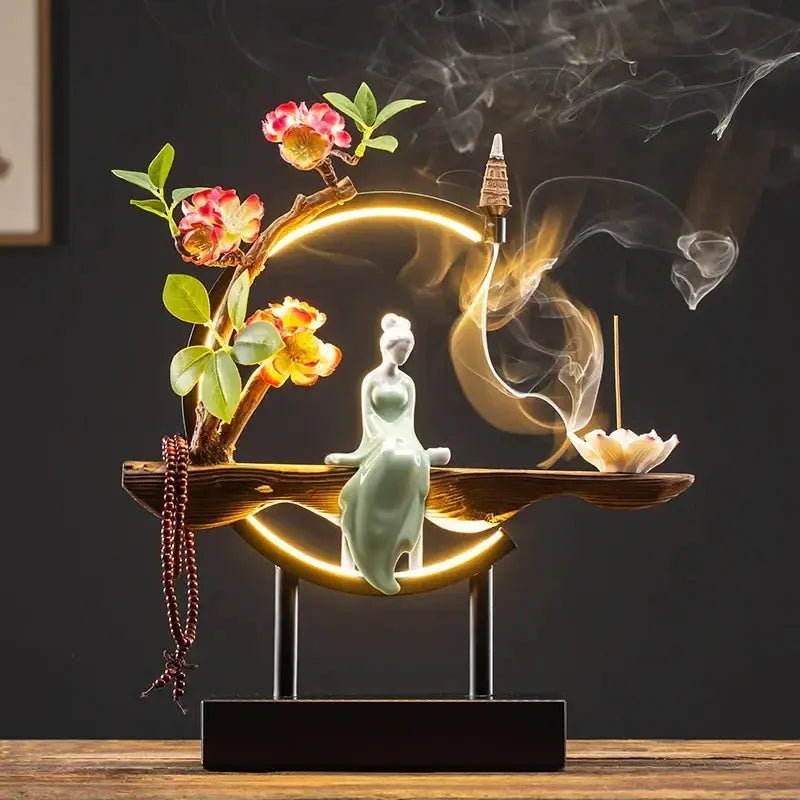 ATELIER-TIBET – Accord Floral · Fontaine d’Encens LED Fleurie