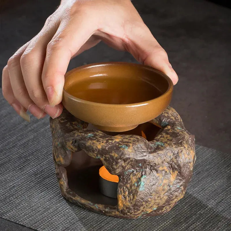 ATELIER-TIBET – Kōhaku Diffuseur à Chaleur Douce en Céramique Japonaise Rétro