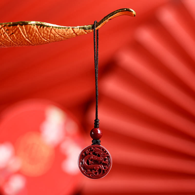 ATELIER-TIBET – Collier Zodiaque Chinois en Cinabre Naturel