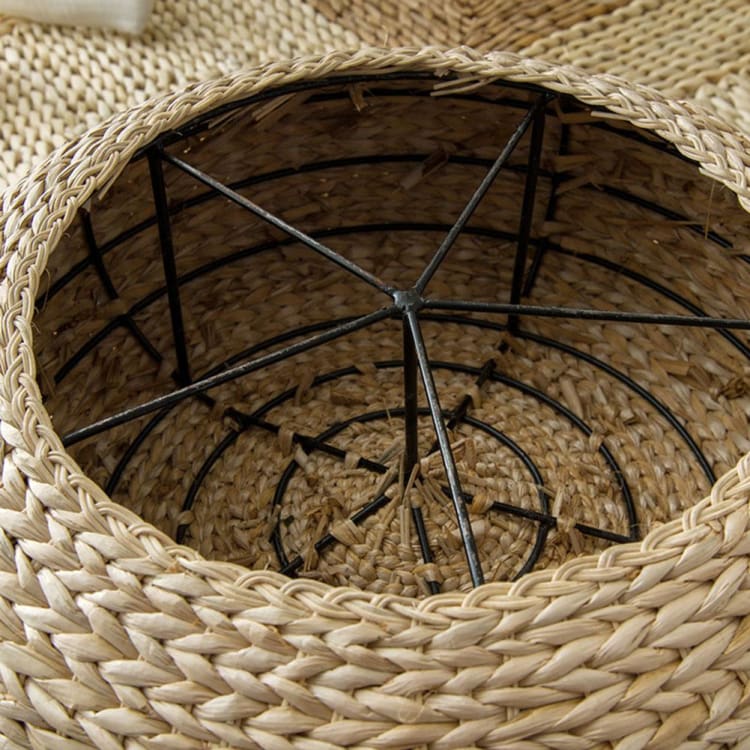 ATELIER-TIBET Coussin de Méditation Rond – Tatami Traditionnel & Assise Zen