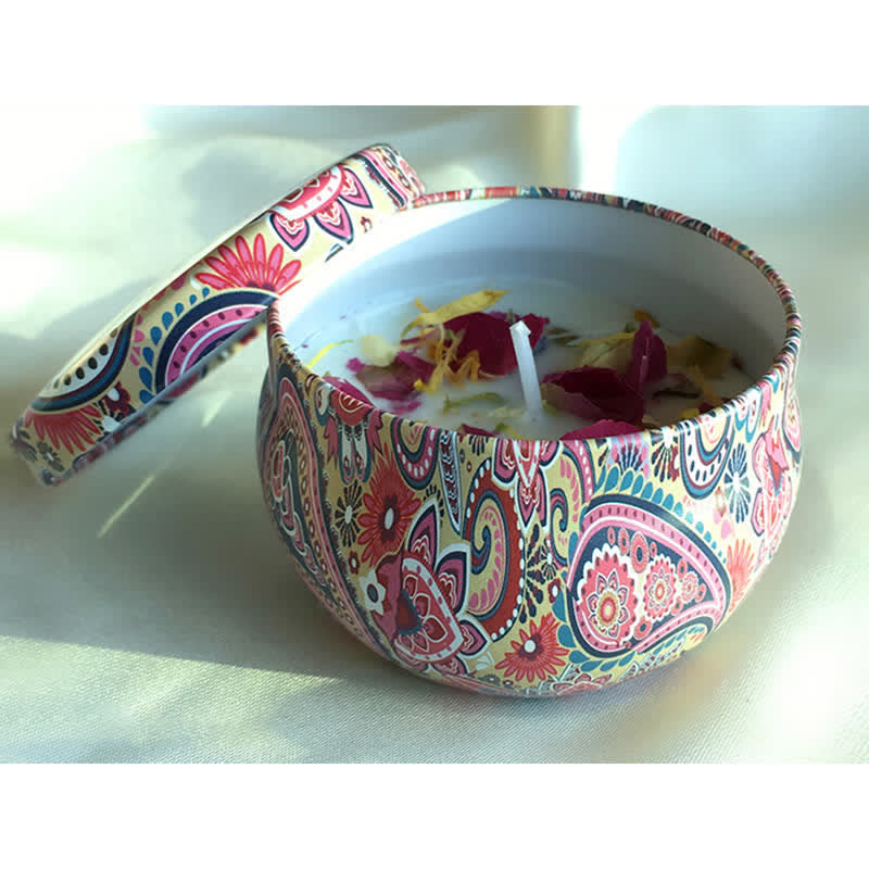 ATELIER-TIBET Bougie Spirituelle en Cire de Soja pour Méditation et Rituels