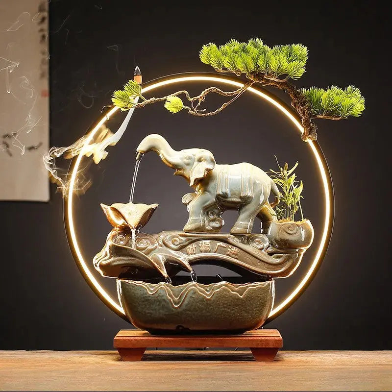 ATELIER-TIBET – Flux Harmonie · Fontaine d’Encens LED Feng Shui