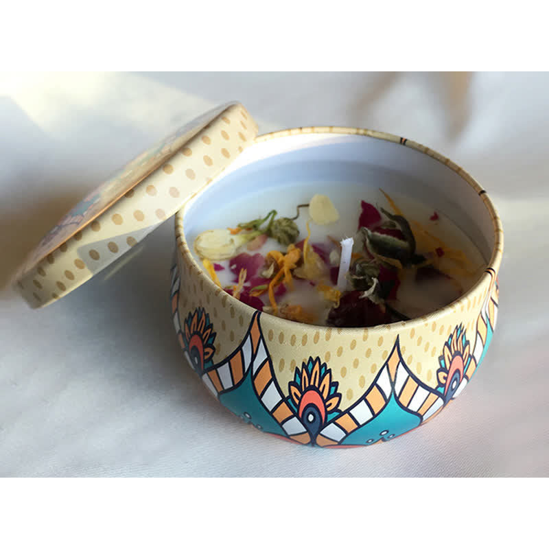 ATELIER-TIBET Bougie Spirituelle en Cire de Soja pour Méditation et Rituels