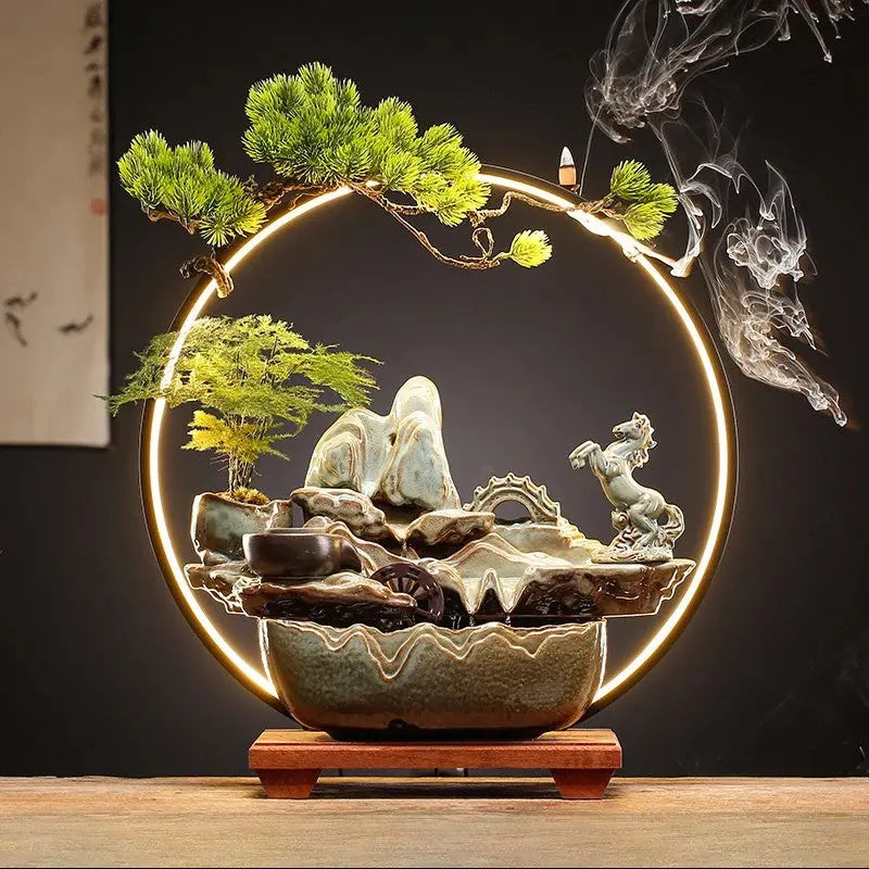ATELIER-TIBET – Flux Harmonie · Fontaine d’Encens LED Feng Shui