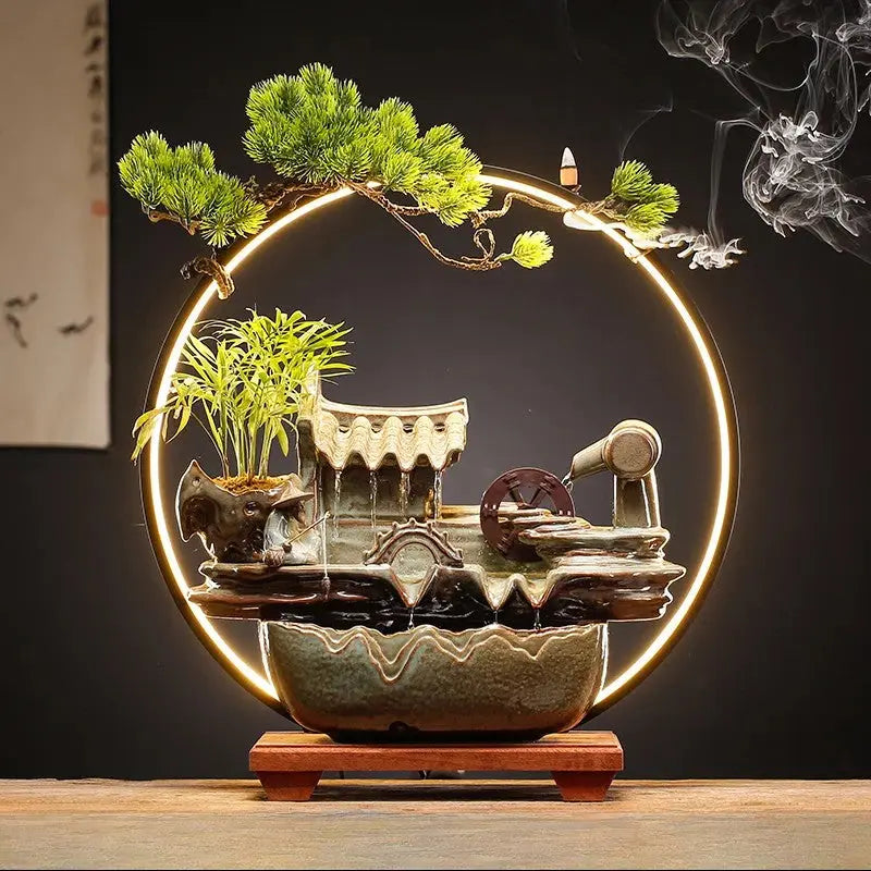 ATELIER-TIBET – Flux Harmonie · Fontaine d’Encens LED Feng Shui