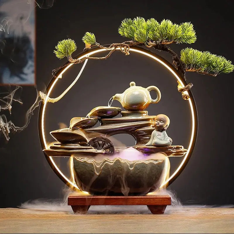 ATELIER-TIBET – Flux Harmonie · Fontaine d’Encens LED Feng Shui