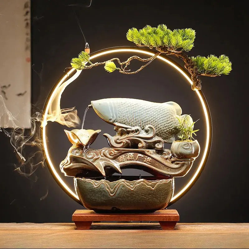 ATELIER-TIBET – Flux Harmonie · Fontaine d’Encens LED Feng Shui