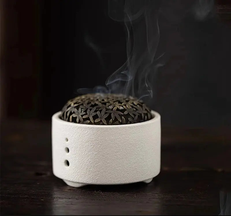ATELIER-TIBET – Brûleur d’Encens Moderne en Céramique pour Ambiance Zen Intérieure