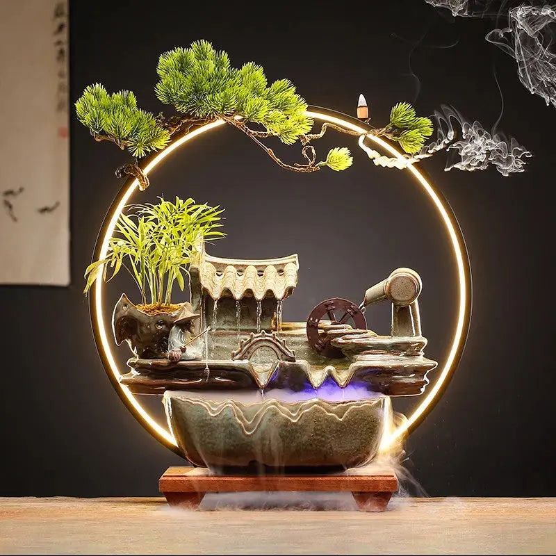 ATELIER-TIBET – Flux Harmonie · Fontaine d’Encens LED Feng Shui