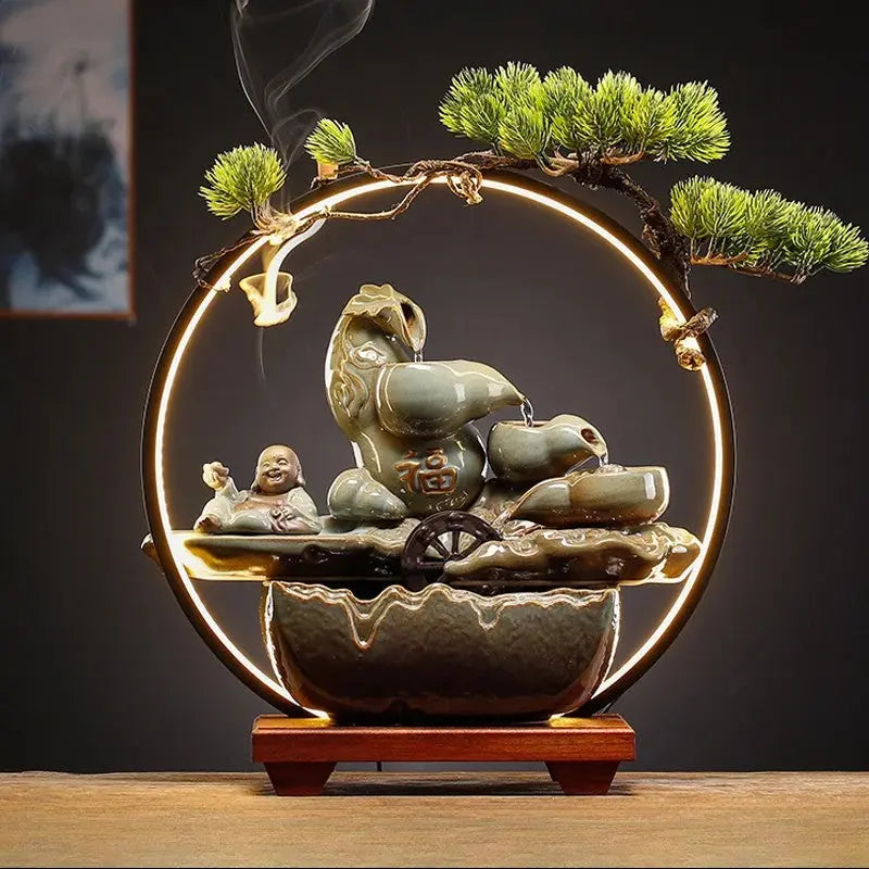 ATELIER-TIBET – Flux Harmonie · Fontaine d’Encens LED Feng Shui