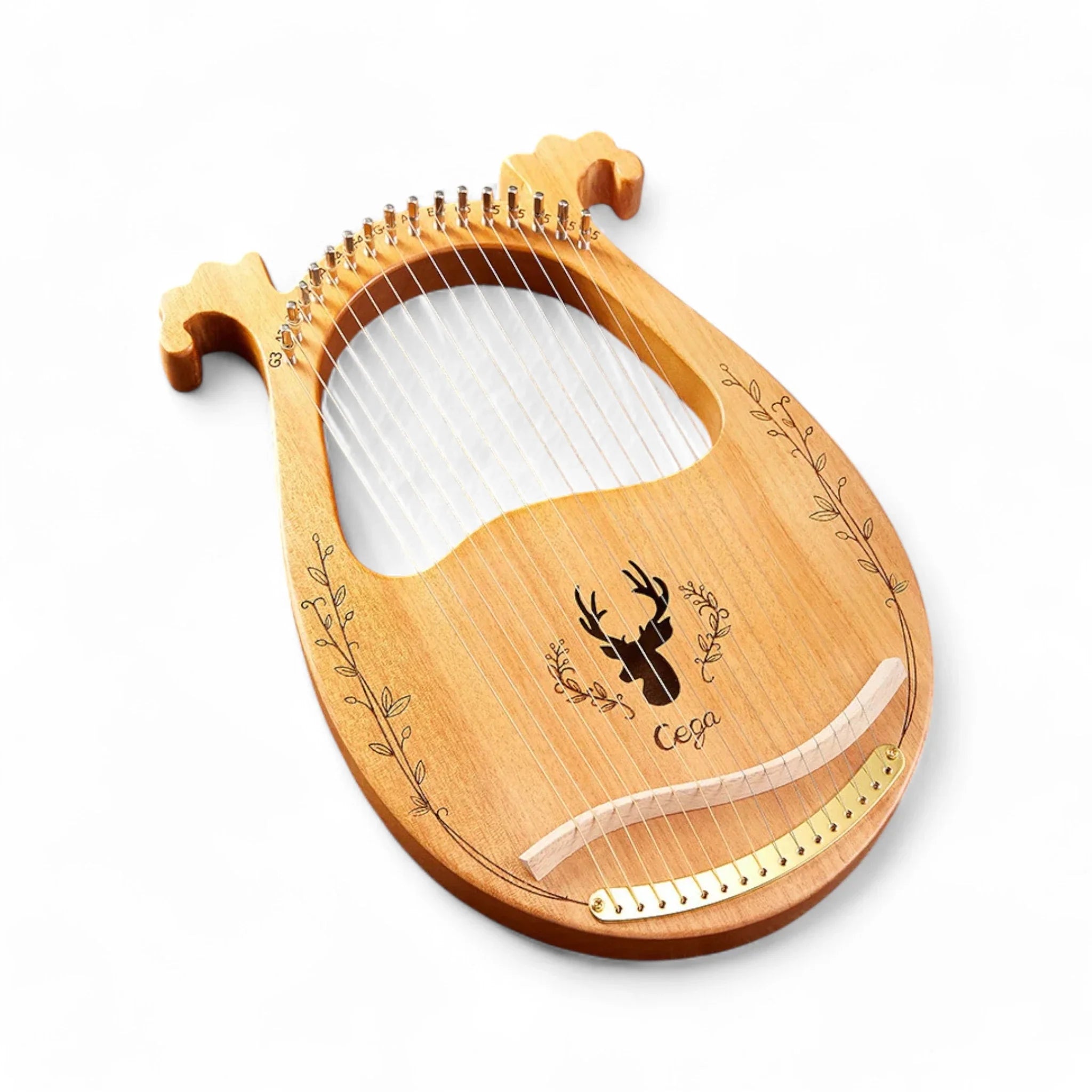 Harpe Lyre Acajou – 16 à 24 Cordes