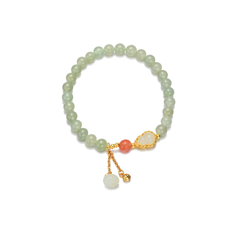 ATELIER-TIBET Bracelet Lotus Jade Hetian & Argent 925 – Abondance & Élégance