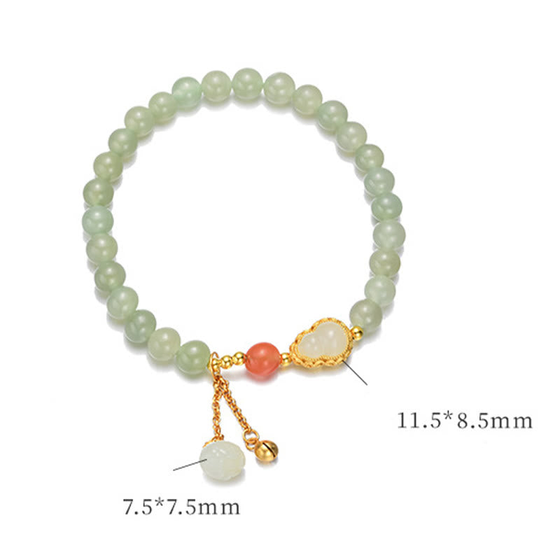 ATELIER-TIBET Bracelet Lotus Jade Hetian & Argent 925 – Abondance & Élégance