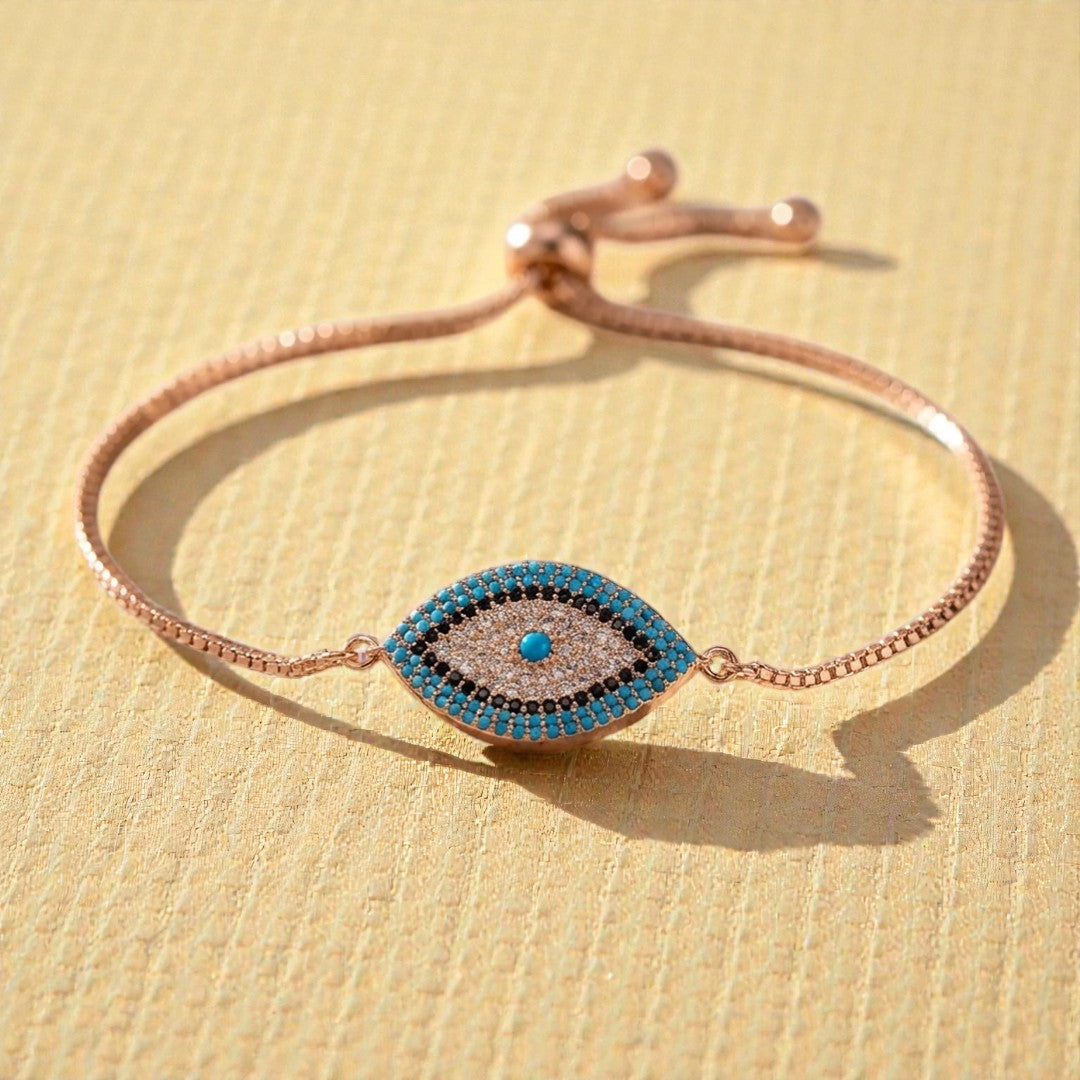 ATELIER-TIBET – Bracelet Oeil Bleu - Protection du Mauvais Œil
