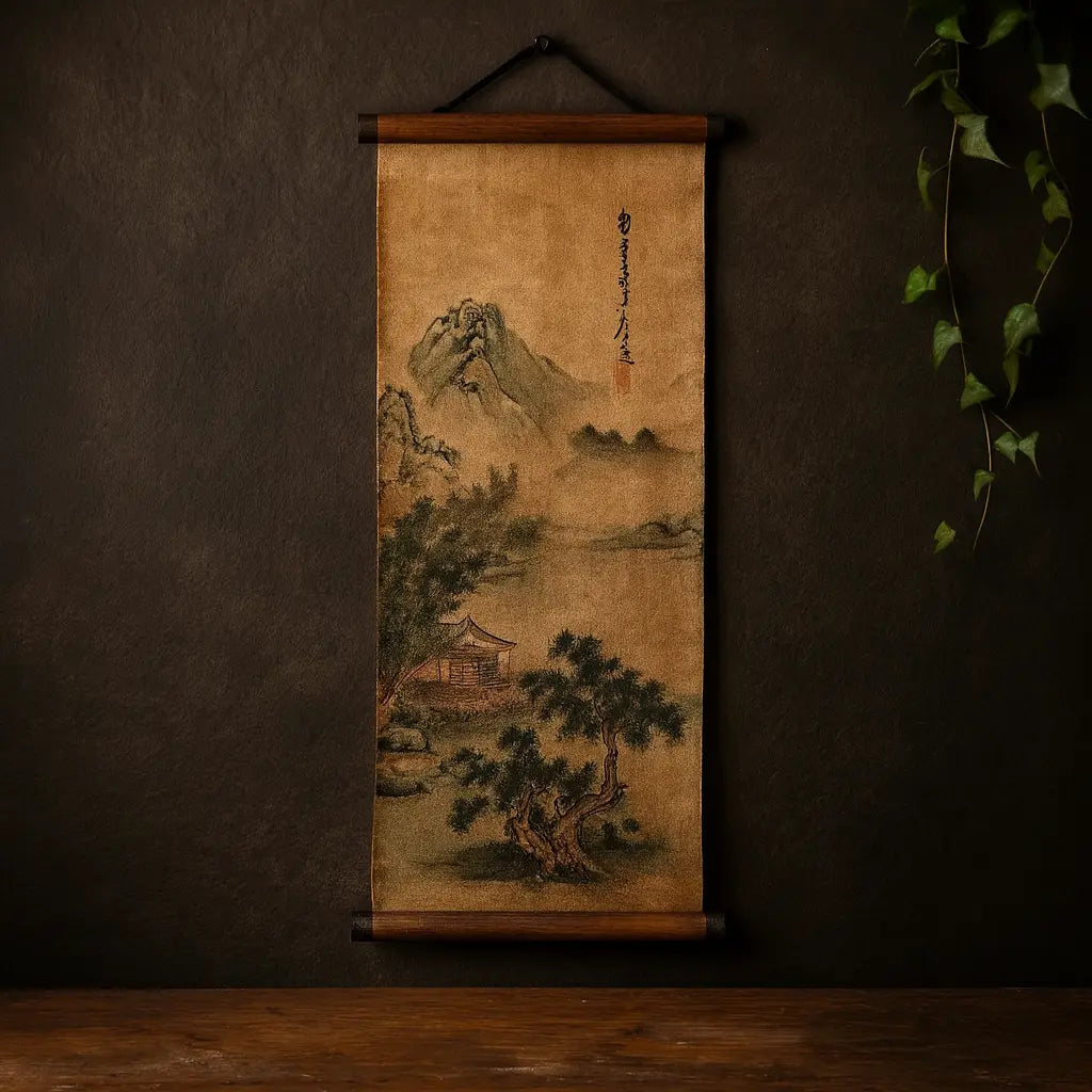 ATELIER-TIBET – Kakemono Asiatique Traditionnel Élégant & Intemporel