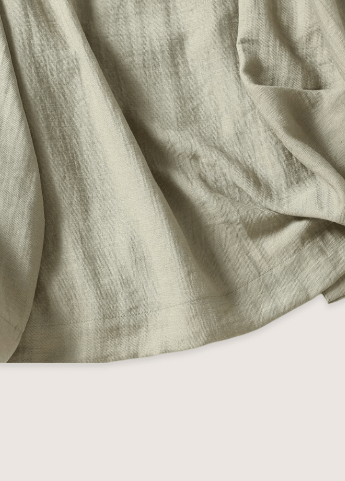 Kimono court femme lin vert