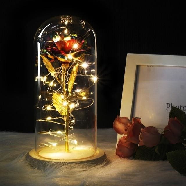 ATELIER-TIBET – Rose Éternelle sous Cloche – Élégance & Romance Durable