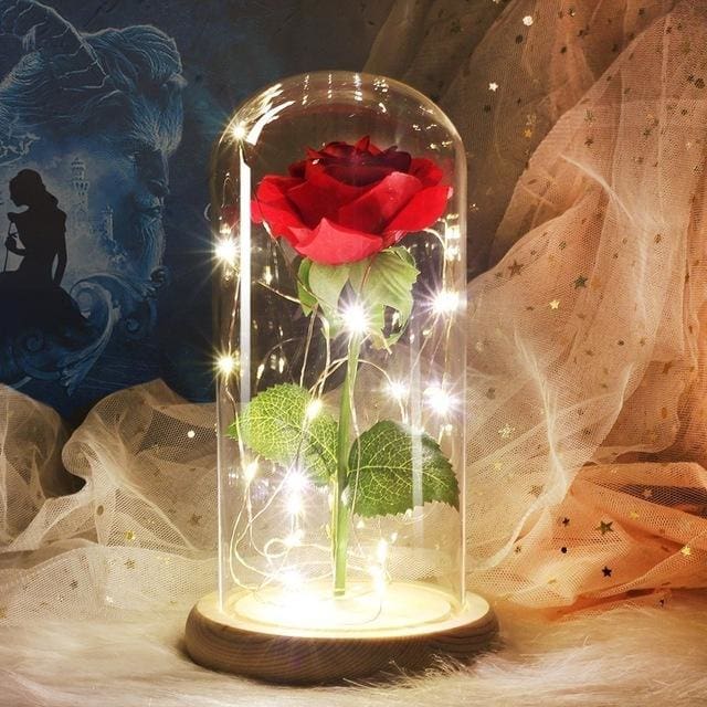 ATELIER-TIBET – Rose Éternelle sous Cloche – Élégance & Romance Durable