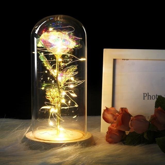 ATELIER-TIBET – Rose Éternelle sous Cloche – Élégance & Romance Durable