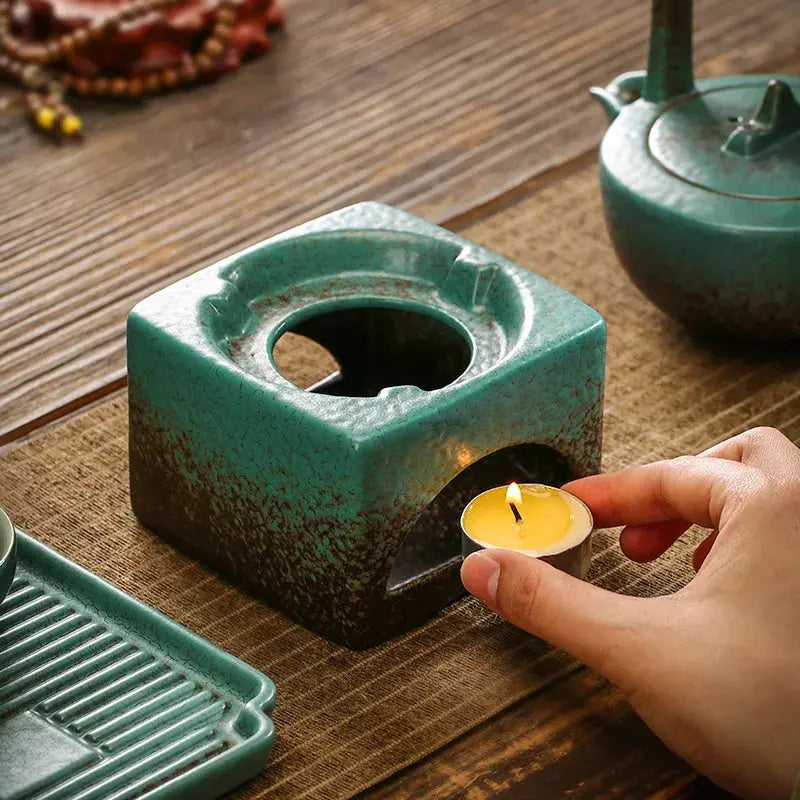 ATELIER-TIBET – Veille Parfumée Lampe Arôme en Céramique Rétro