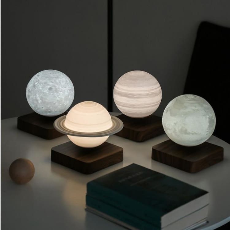 ATELIER-TIBET Lampe Flottante “Notre Système Solaire” – Éclairage Cosmos & Ambiance Relaxante