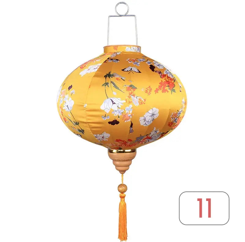 ATELIER-TIBET – Lanterne Murale Japonaise en Soie Traditionnelle