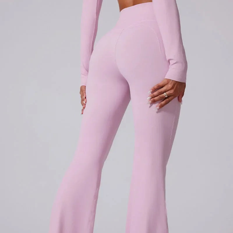 ATELIER-TIBET – Legging Yoga Taille Haute Coupe Féminine en Nylon & Spandex