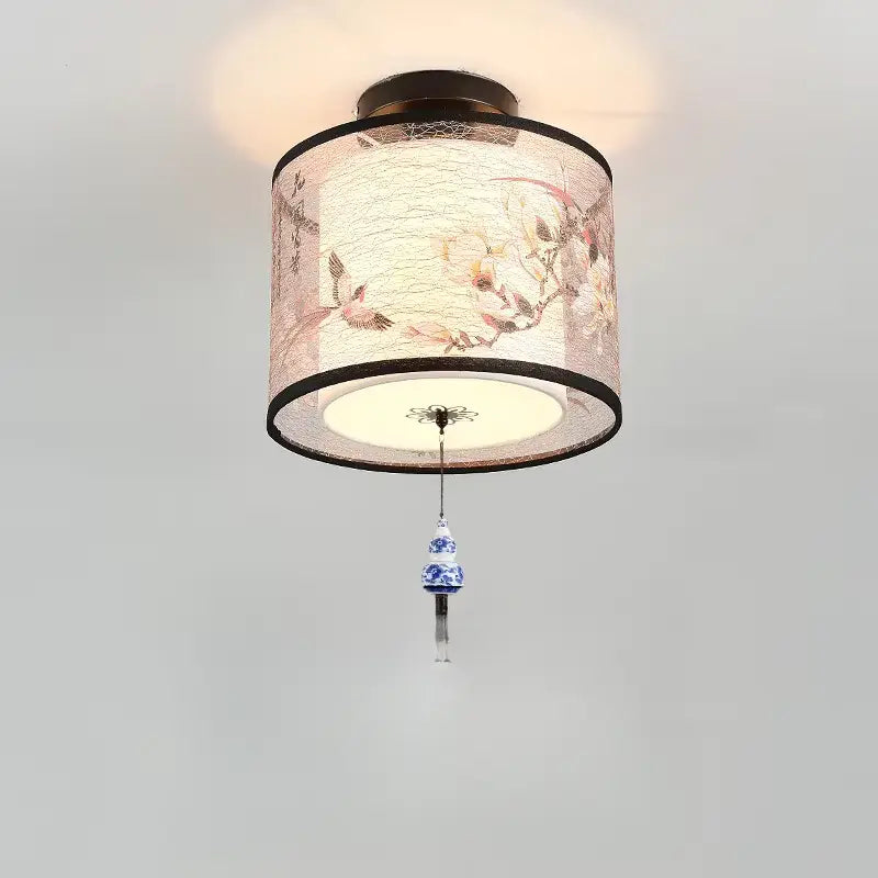 ATELIER-TIBET – Plafonnier Asiatique LED Zen au Motif Lotus