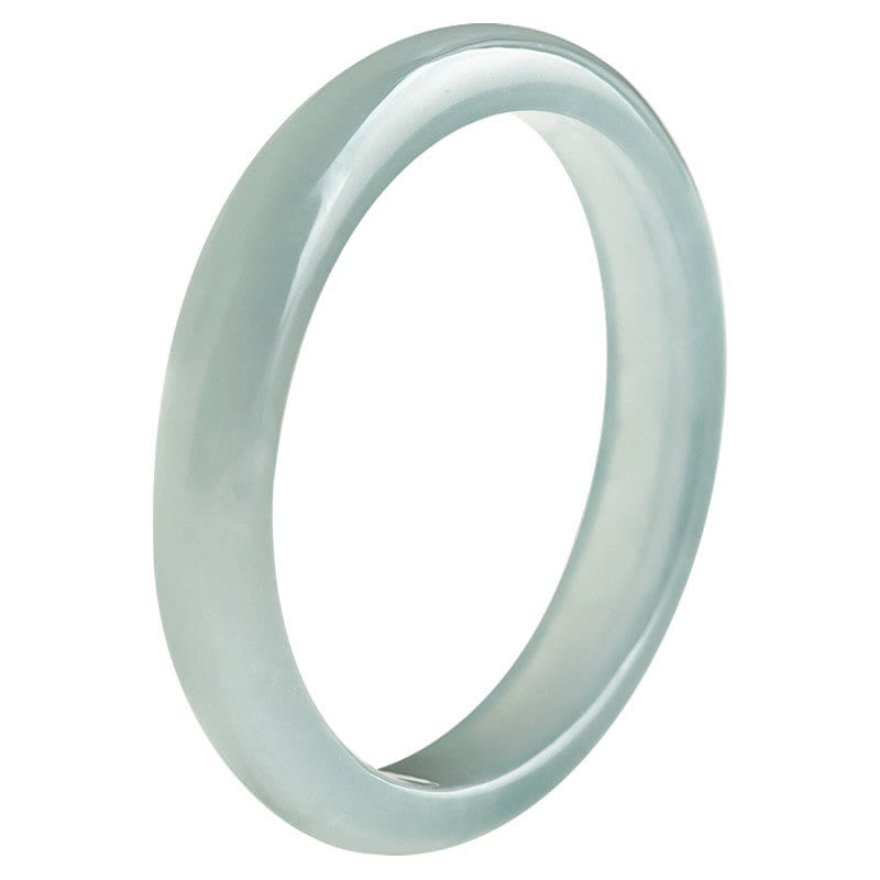 ATELIER-TIBET – Bague Chance & Prospérité en Jade Naturel – Anneau Symbolique Unisexe