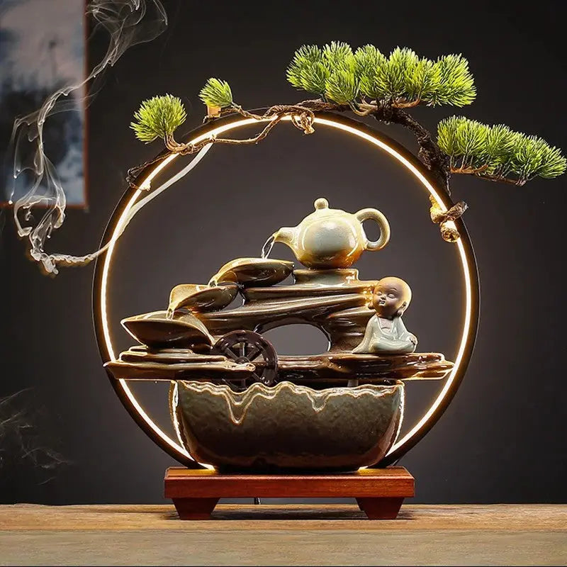 ATELIER-TIBET – Flux Harmonie · Fontaine d’Encens LED Feng Shui