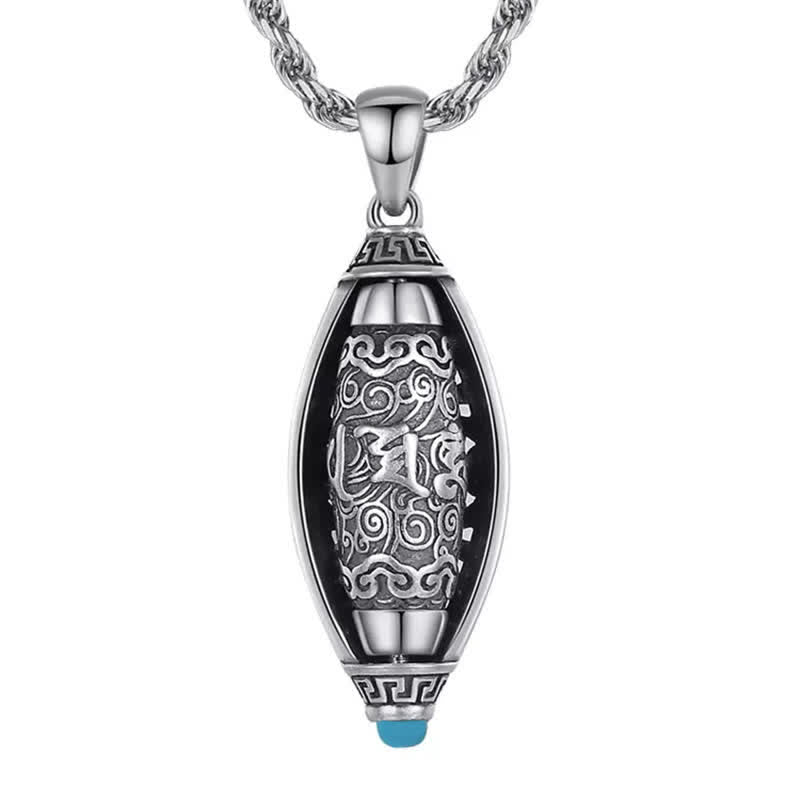 ATELIER-TIBET – Collier Rotatif Om Mani Padme Hum en Cuivre