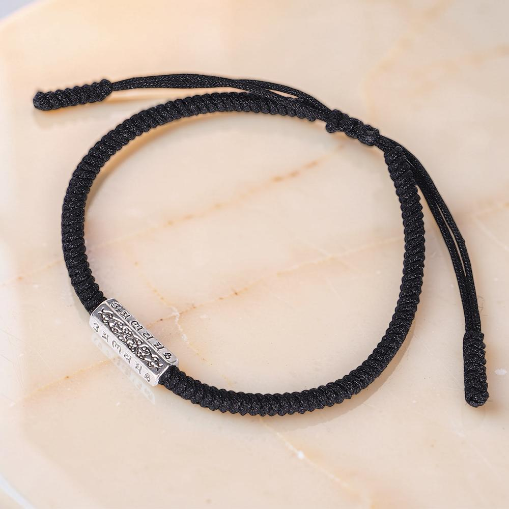 ATELIER-TIBET – Bracelet Six Mantras Fil Rouge – Harmonie et Créativité