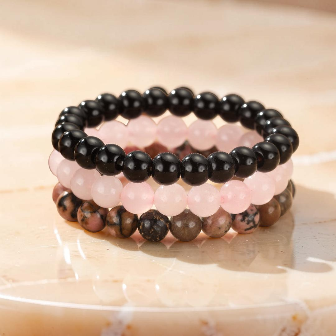 ATELIER-TIBET – Bracelet en Pierres Naturelles - Trio