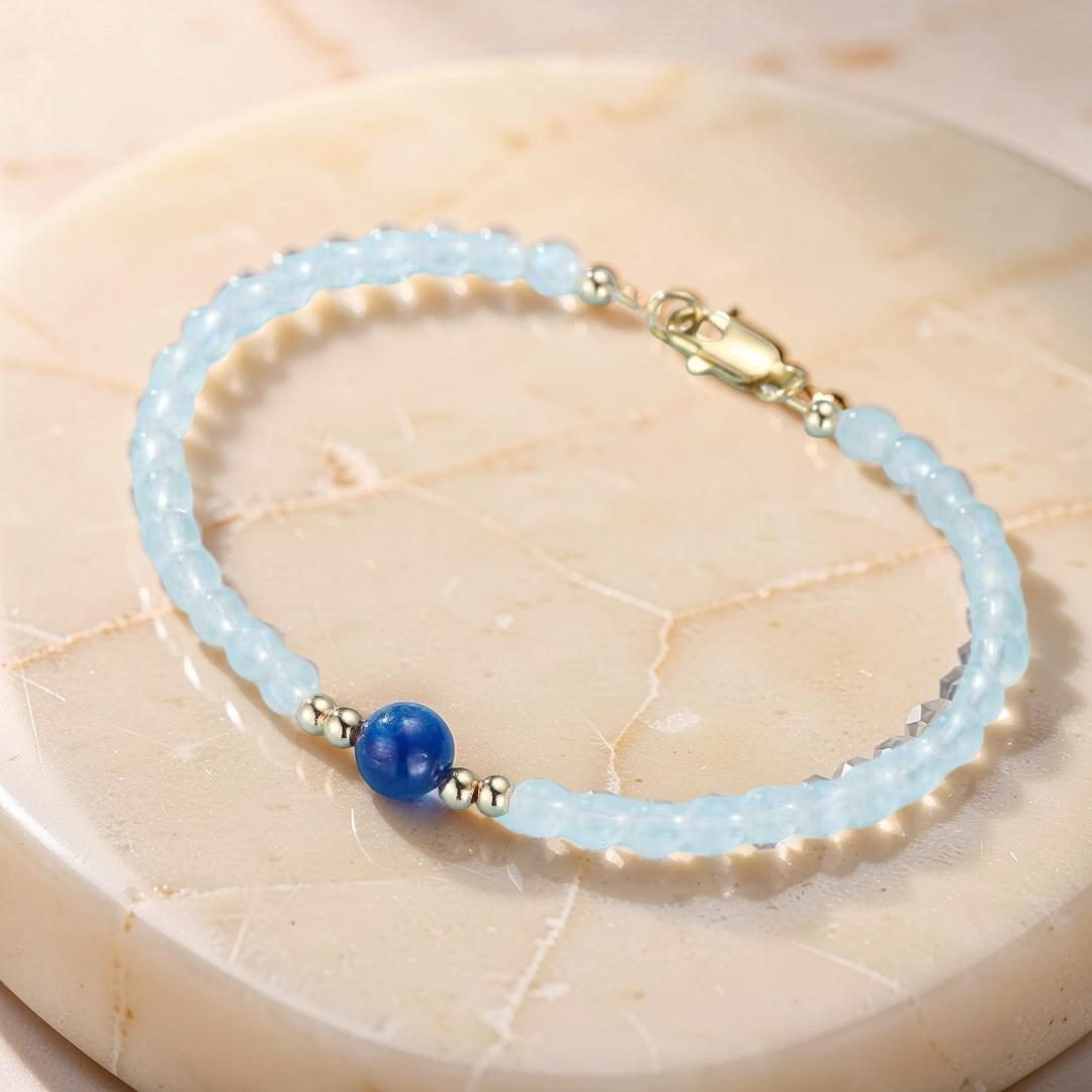ATELIER-TIBET – Bracelet Pierre de Lune – Voyage Stellaire
