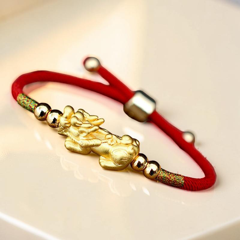 ATELIER-TIBET – Bracelet Pi Xiu - Mythique, Fil Rouge