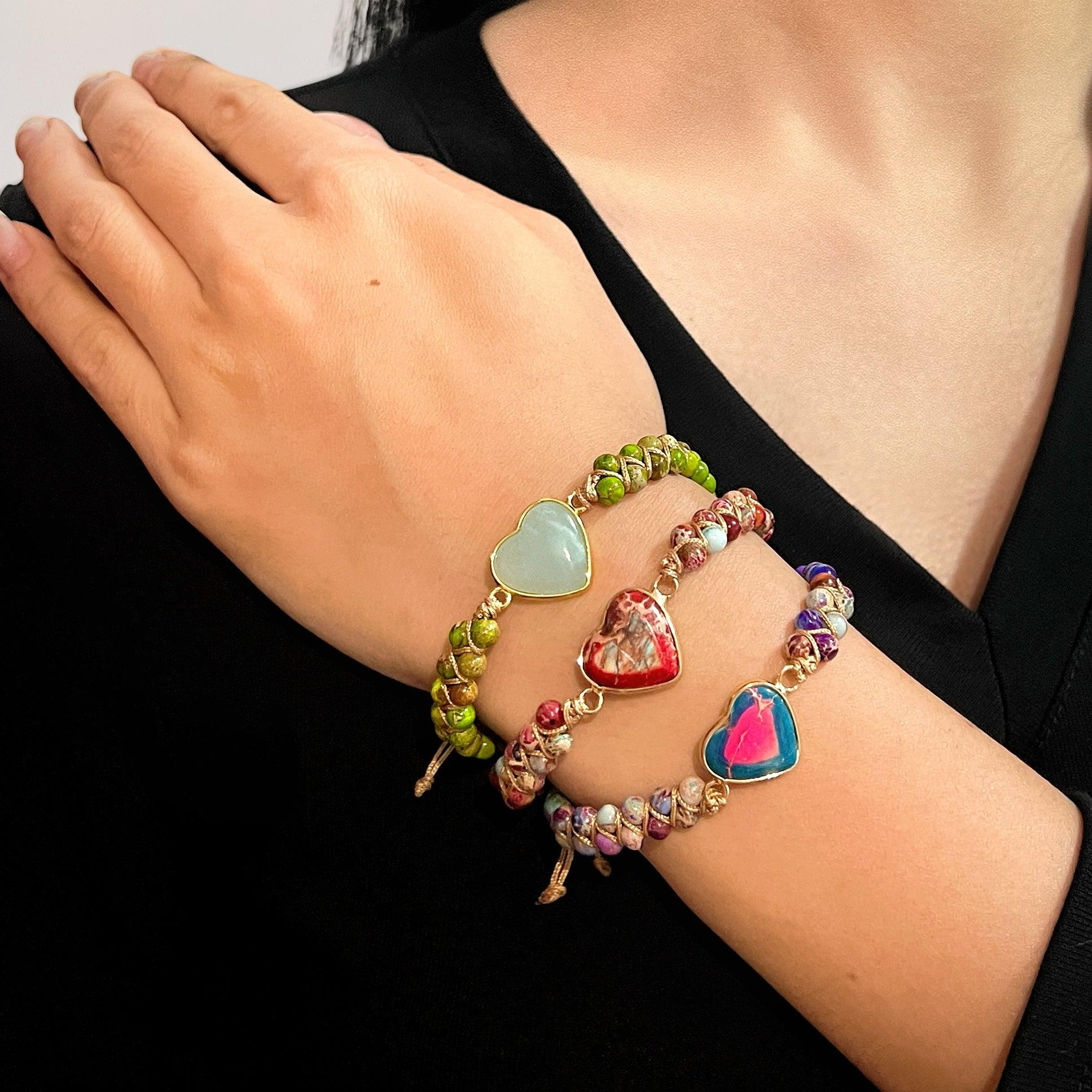 ATELIER-TIBET – Bracelet Jaspe – Amour Vibrant