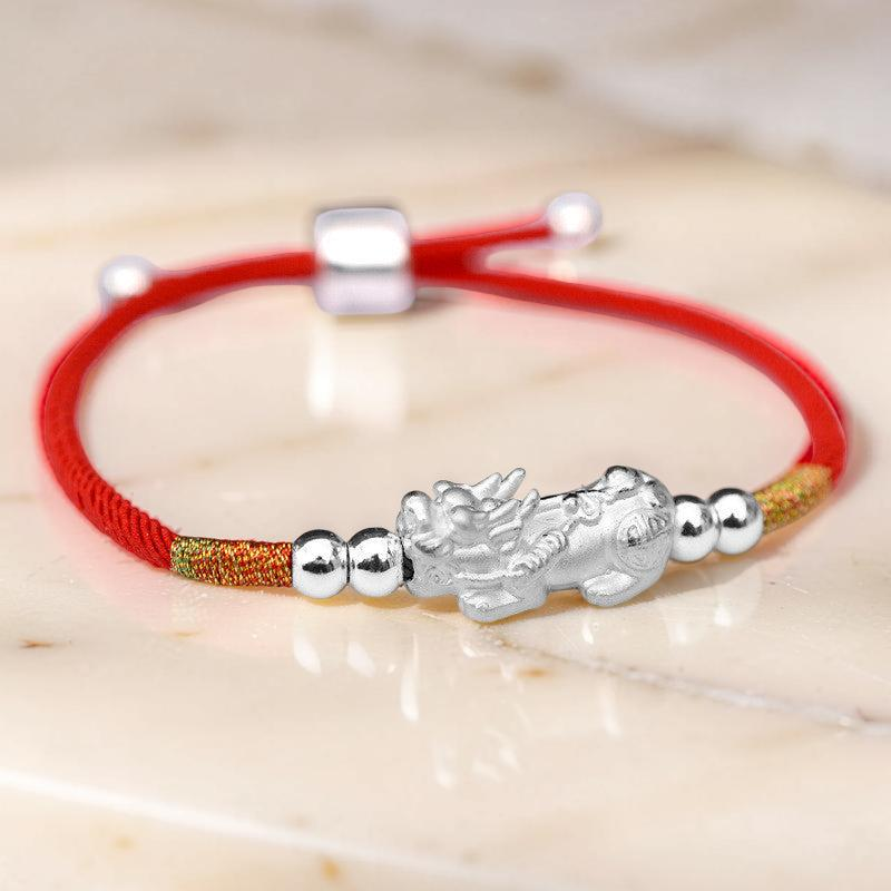 ATELIER-TIBET – Bracelet Pi Xiu - Mythique, Fil Rouge