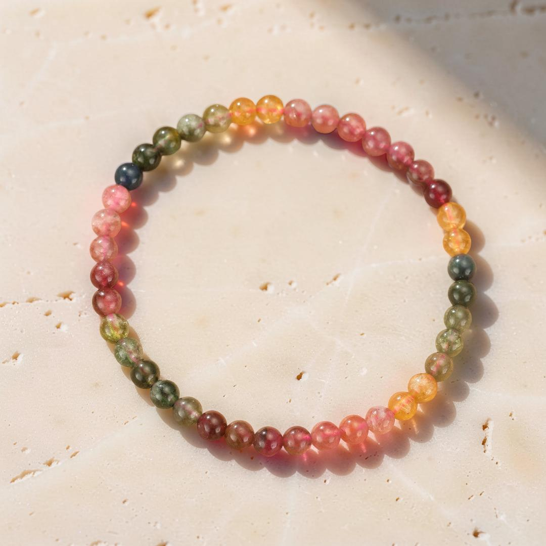 ATELIER-TIBET – Bracelet Tourmaline - Arc En Ciel