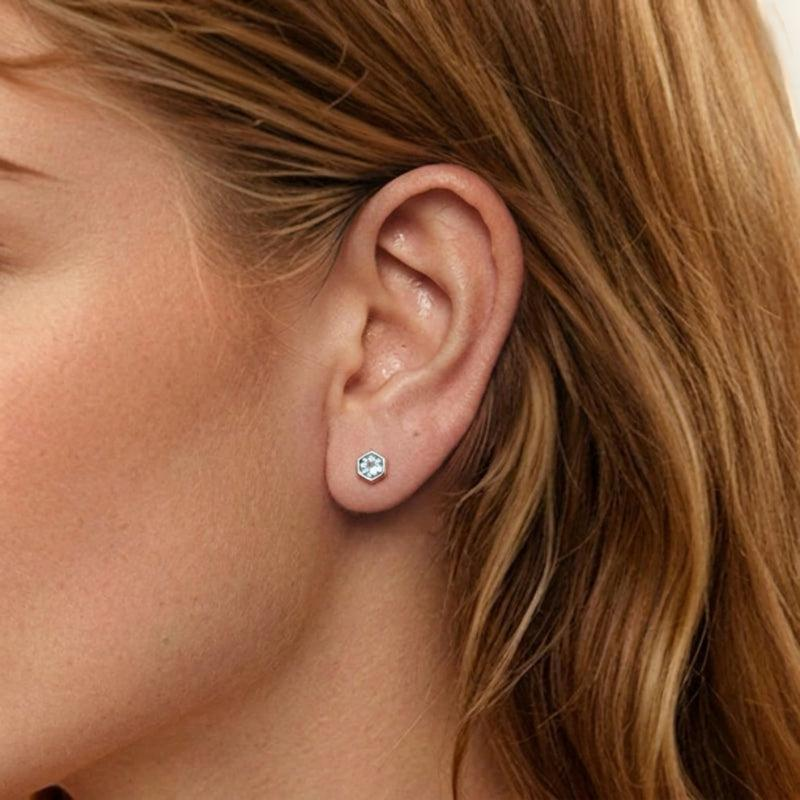 ATELIER-TIBET – Boucles d'oreilles Topaze – Souffle Cristallin, Argent