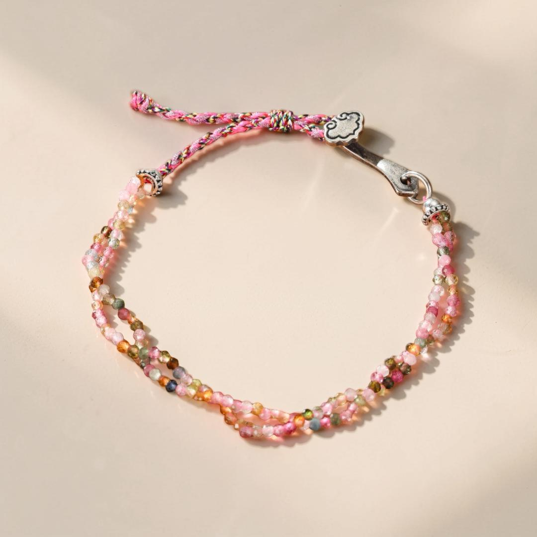 ATELIER-TIBET – Bracelet Amazonite ou Tourmaline – Essence, Argent