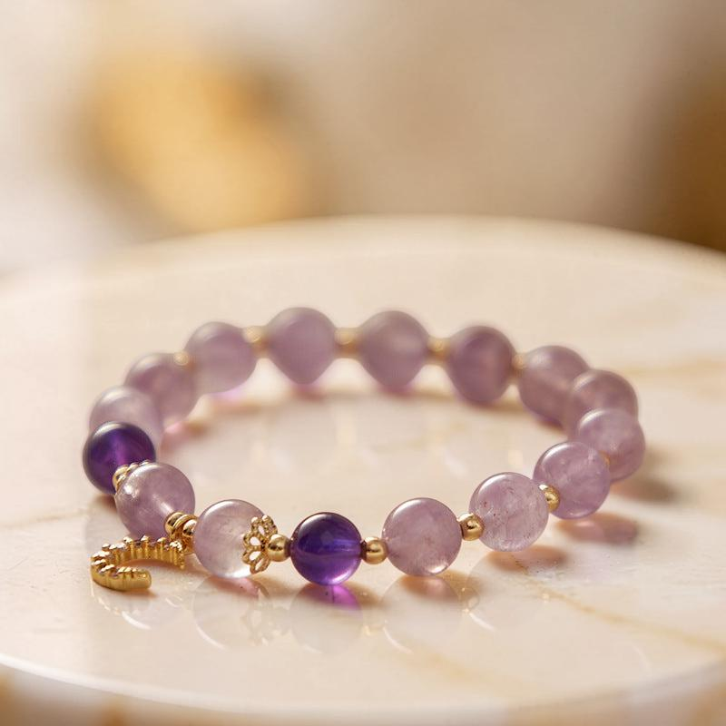 ATELIER-TIBET – Bracelet Améthyste  – Sérénité Lunaire