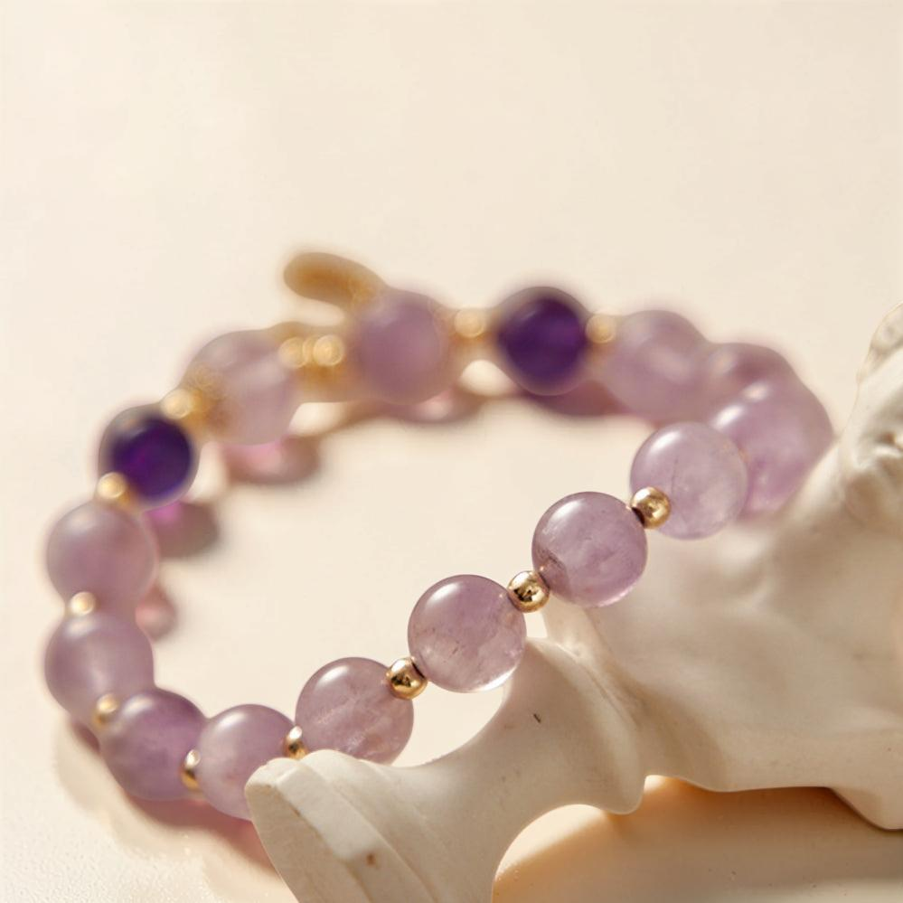 ATELIER-TIBET – Bracelet Améthyste  – Sérénité Lunaire